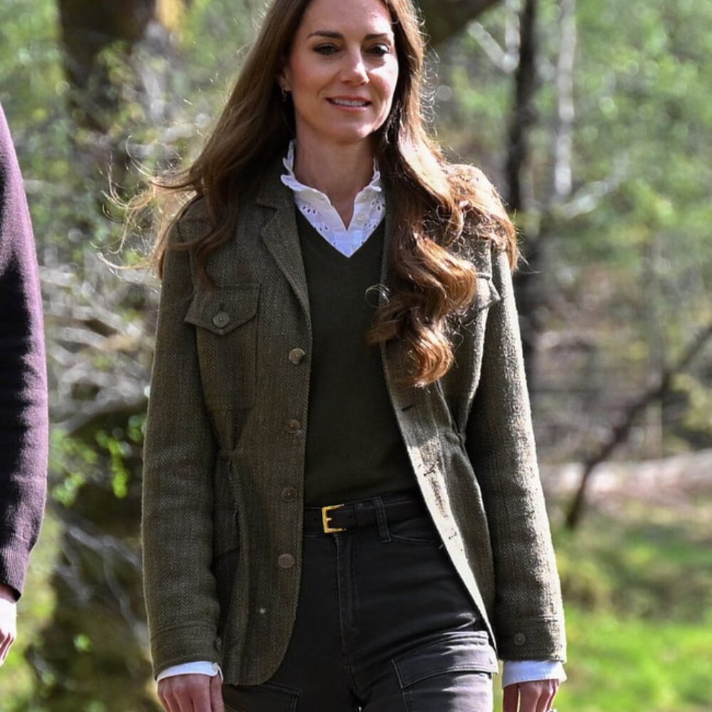 BODEN Broderie Frill Cotton Shirt Black ASO Kate Middleton